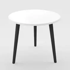 Столик круглый Orin 50x50x42 см белый Без бренда