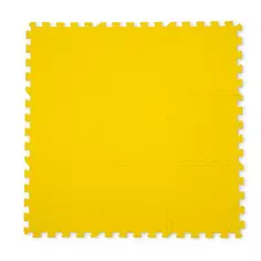 Мягкий пол пазл 33x33 см цвет желтый Без бренда