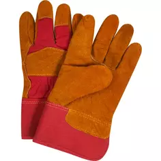 Перчатки спилковые PT2107 размер 10, утепленные Без бренда