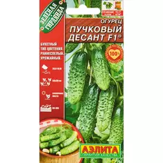 Семена овощей Аэлита огурец Пучковый десант F1, 10 шт.