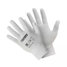 Перчатки полиэстер тонкие для поклейки обоев Fiberon размер 9 L