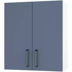 Шкаф навесной Нокса 60x67.6x29 см ЛДСП цвет голубой Basic