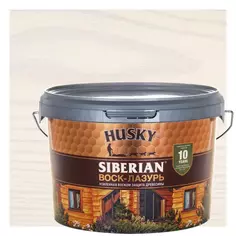 Воск-лазурь Husky Siberian полуматовый белый 2.5