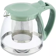Заварочный чайник 0.75 л Mallony Decotto стекло цвет прозрачный Без бренда