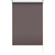 Штора рулонная блэкаут Эскар 55x160 см коричневая Terra 2