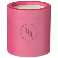 Свеча ароматизированная в гипсе Melange розовая 7 см Bago Home