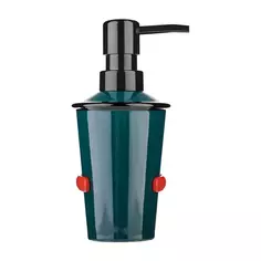 Дозатор для жидкого мыла Moroshka Trud 950-107-01 подвесной цвет зелено-красный