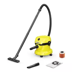 Пылесос строительный Karcher WD 2 PLUS V-12/6/18/C, 1000 Вт, 12 л