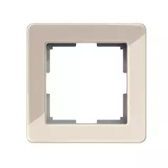 Рамка для розеток и выключателей Werkel W0012743 1 пост цвет айвори