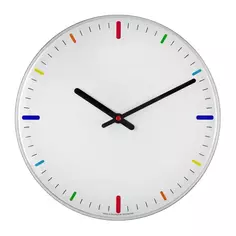 Часы настенные Troykatime Спектр круглые пластик цвет разноцветный бесшумные ø30 см