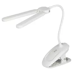Настольная лампа светодиодная Эра NLED-512-6W-W цвет белый, с регулировкой яркости ERA