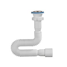 Сифон для мойки, 850 мм, 1" 1/2х40/50, полипропилен, с выпуском, Orio, А-3017