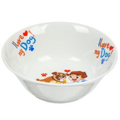 Салатник керамика, круглый, 0.36 л, Добрушский фарфоровый завод, 8С0792Ф34