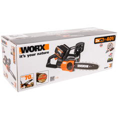 Аккумуляторная пила WORX WG381E (2 АКБх2Ач, ЗУ 2х2А)