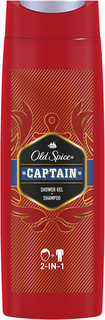 Гель для душа и шампунь Old Spice Captain 400 мл