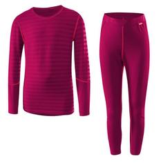 Комплект термобелья Loffler 21-22 Warm Kid Set Ringel Lang Transtex Pink