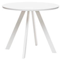 Столы для кухни стол Leset Франк 900х900х750мм белый