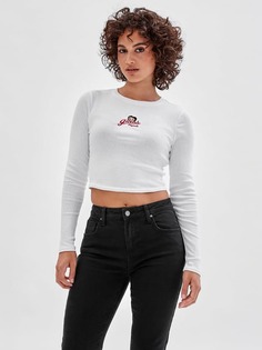 Укороченная Футболка С Логотипом Спереди Guess Originals