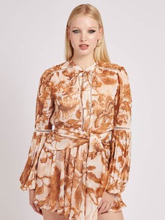 Блузка Цветочный Принт Guess