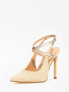 Туфли С Открытой Пяткой «Amazie» Из Комбинированной Замши Guess
