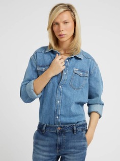 Джинсовая Рубашка Нашивка Сзади Guess