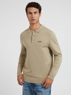 Трикотажное Поло Полоска Guess