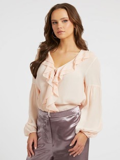 Блузка Смесовый Шелк Guess