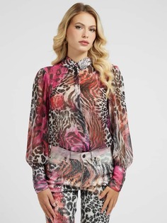 Блузка Анималистический Принт Guess