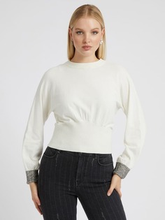 Джемпер Манжеты Со Стразами Guess