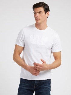 Футболка С Вышитым Логотипом Guess