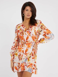 Платье Сплошной Цветочный Принт Guess