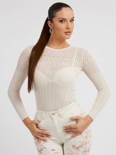 Джемпер Ажурной Вязки Guess