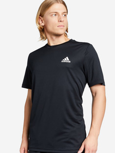 Футболка мужская adidas D2M Plain, Черный