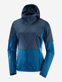 Ветровка женская Salomon Elevate Aero, Голубой