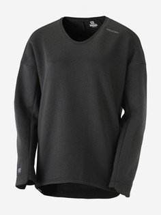 Свитшот женский Salomon Outlife Crewneck, Черный