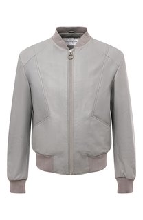 Кожаный бомбер Trussardi