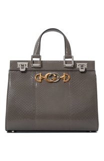 Сумка Zumi medium из кожи питона Gucci