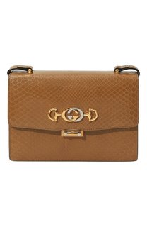 Сумка Zumi small из кожи питона Gucci