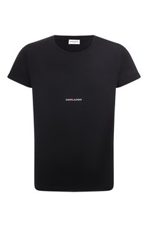Хлопковая футболка Saint Laurent