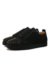 Кожаные кеды Fun Louis Junior Spikes Christian Louboutin