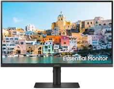 Монитор 24" Samsung S24A400UJI 1920x1080, 5 ms, 250 cd/m2, 75Hz, 1000:1, 178°/178°, HDMI, DP, USB Hub 2*USB, 2*USB, USB-C upstream, HAS, VESA 100x100