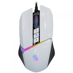 Мышь A4Tech Bloody W60 Max W60 MAX (PANDA WHITE) белый оптическая (10000dpi) USB (10but) 1405069