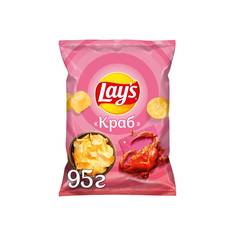 Чипсы Lays Краб 95 г