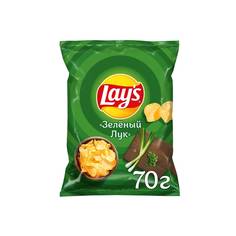 Чипсы Lays Со вкусом молодого зеленого лука 70 г