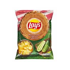 Чипсы Lays Малосольные огурчики с укропом 125 г