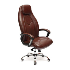 Кресло компьютерное TC коричневый 141х67х50 см (10539)