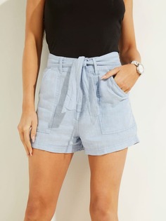 Льняные Шорты Ремень Guess