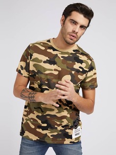 Футболка Камуфляжный Принт Guess