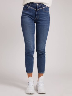 Джинсы Свободного Кроя Со Стразами Guess