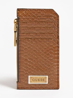 Футляр Для Кредитных Карт «Evening» С Питоновым Тиснением Guess